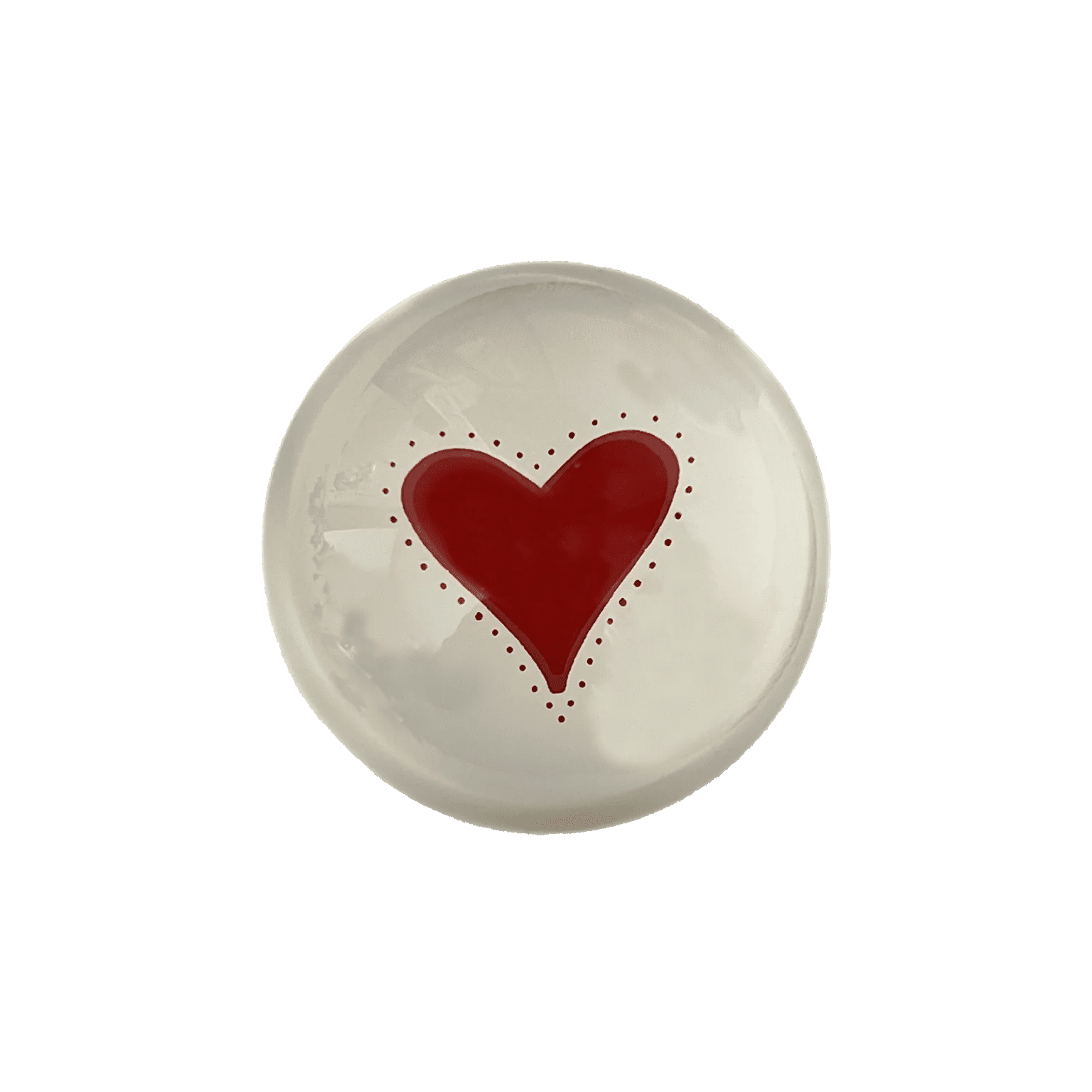 Decoupage Paperweight, Heart