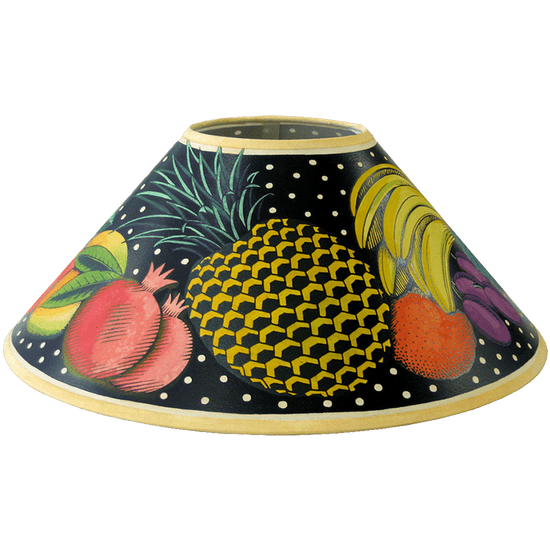Tropical Fruit Hand Painted 14" Lampshade
