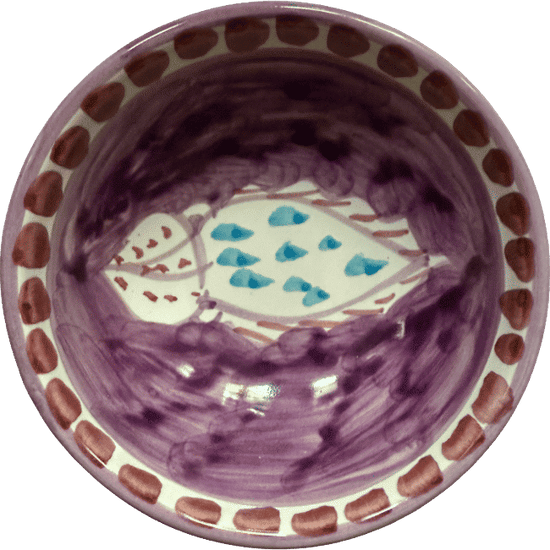 Amalfi Bowl 11 cm Purple Cuttlefish