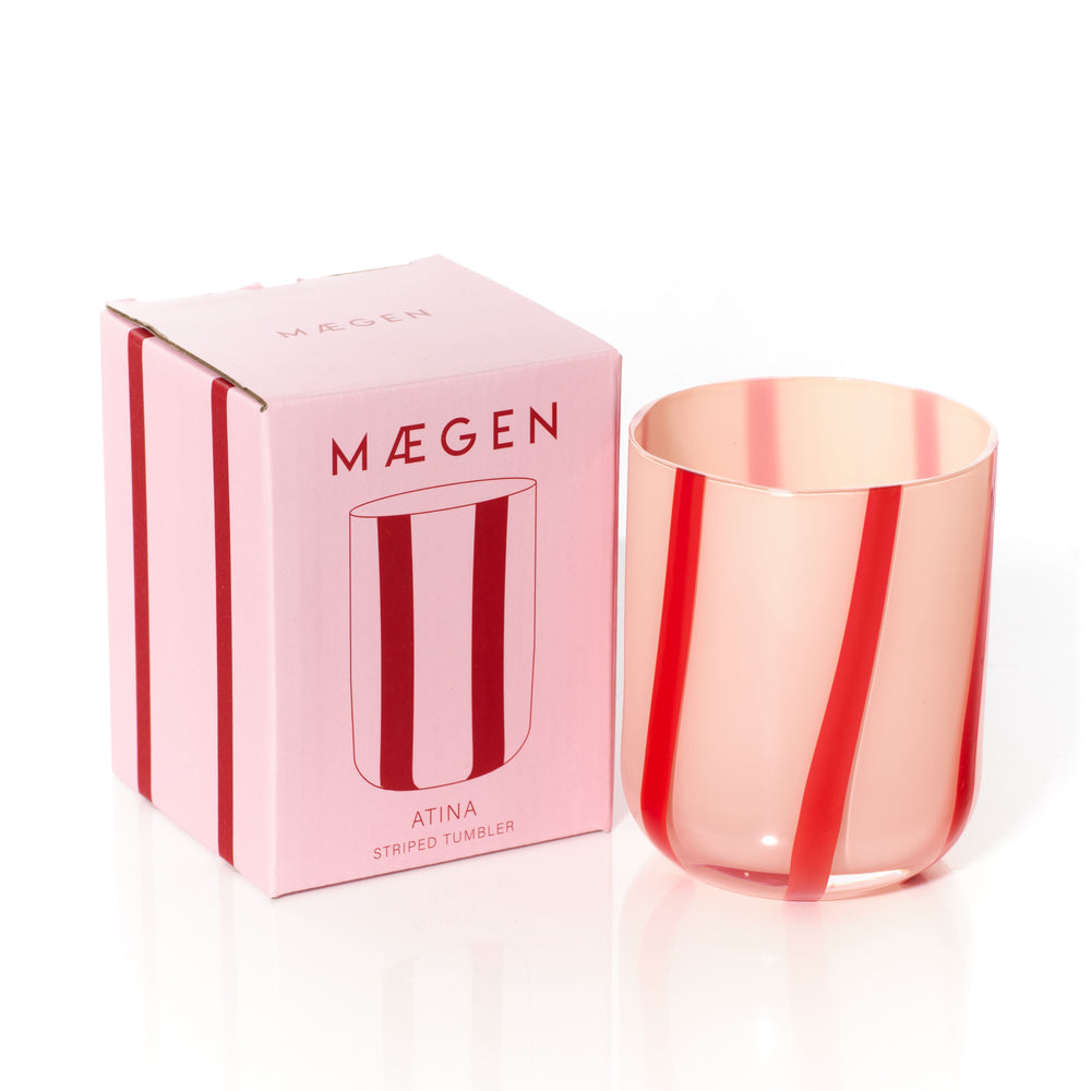 Atina Tumblers | Pink & Red