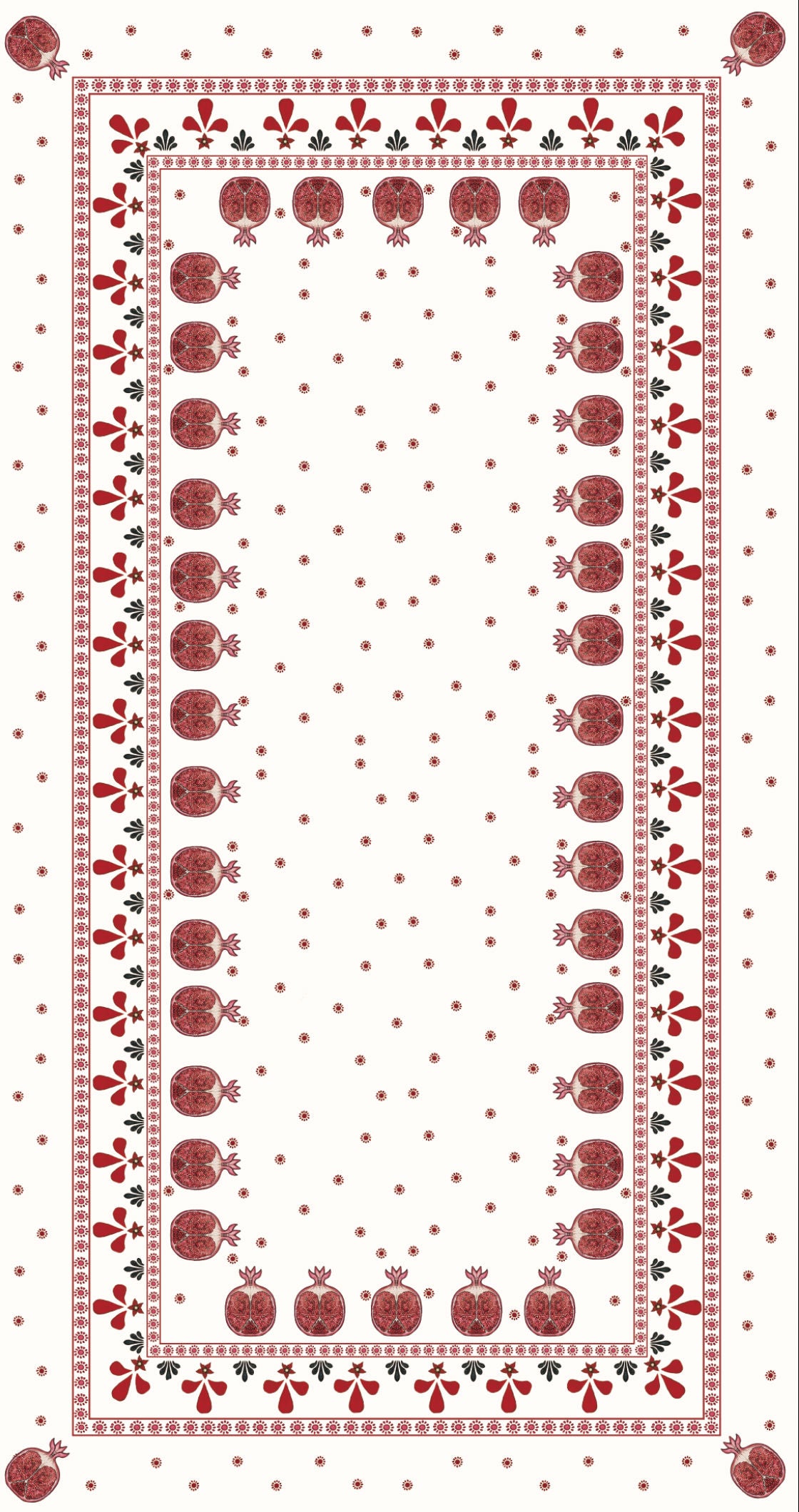 Pomegranate Table Linen For Penny Morrison