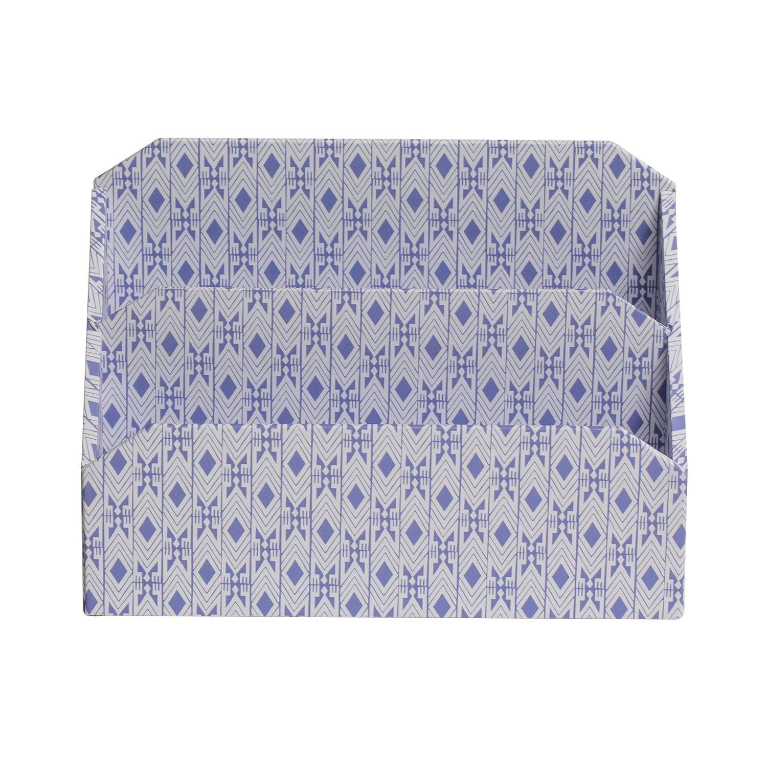 Tijan Violette Blue Letter Rack