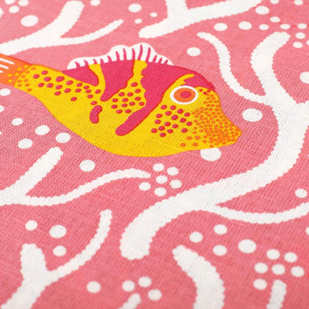 Pink Coral Reef Fabric