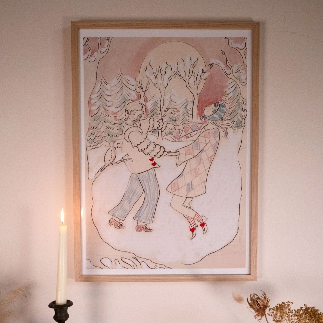 Winter Birds - Fine Art Print