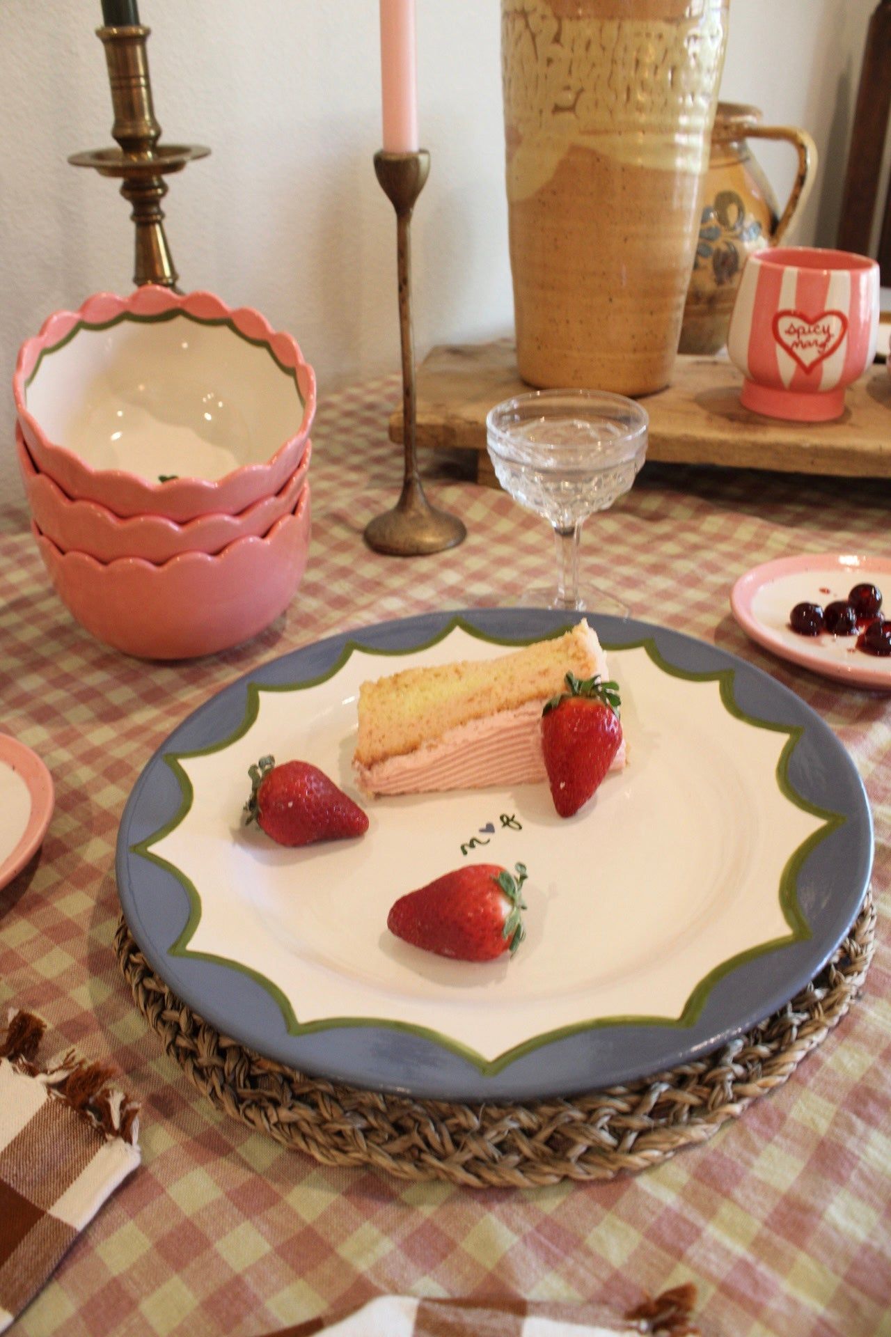 Hand-painted Custom Dinner Plates