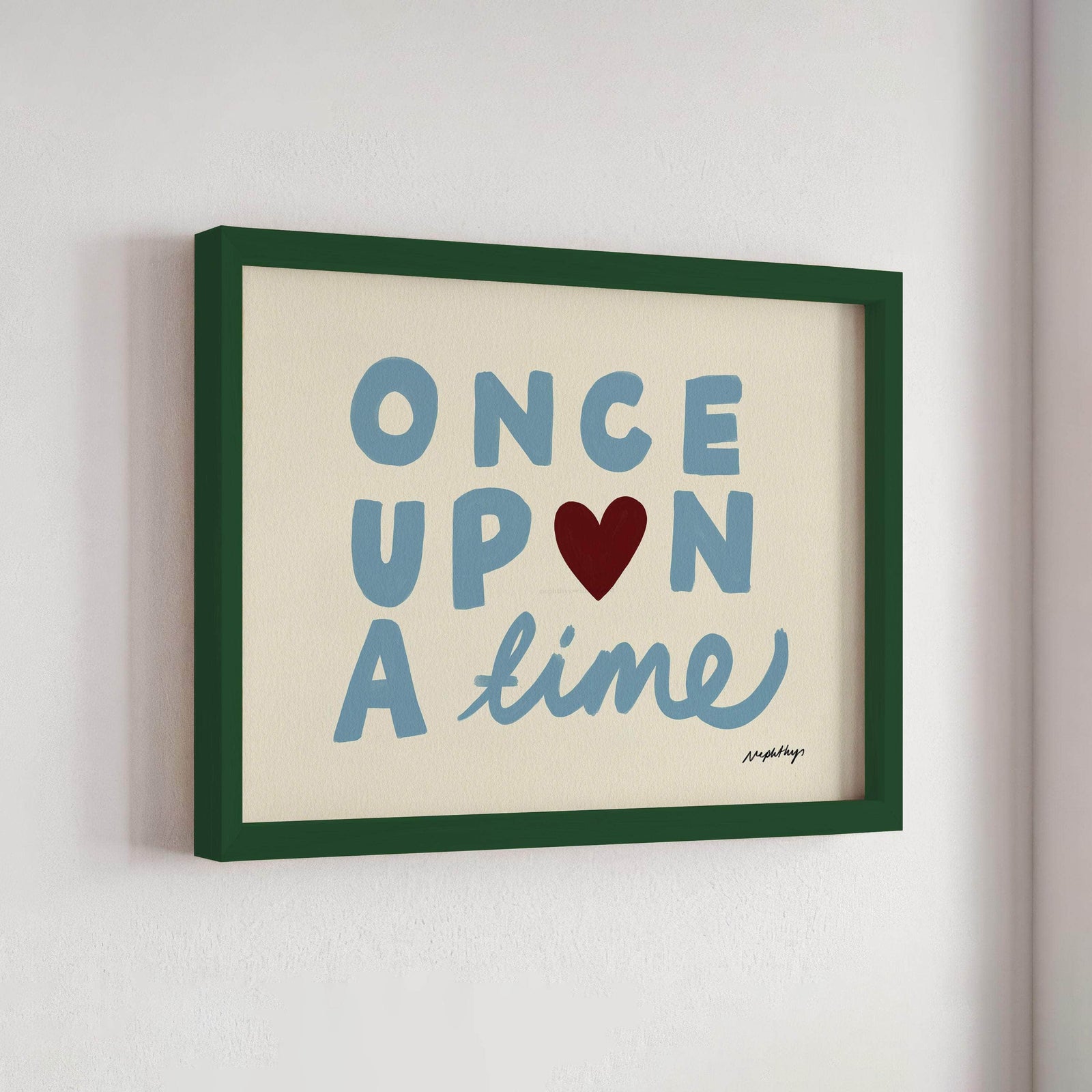 Once Upon a Time Print