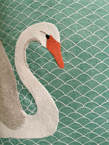Embroidered Pillow - 20x20 in