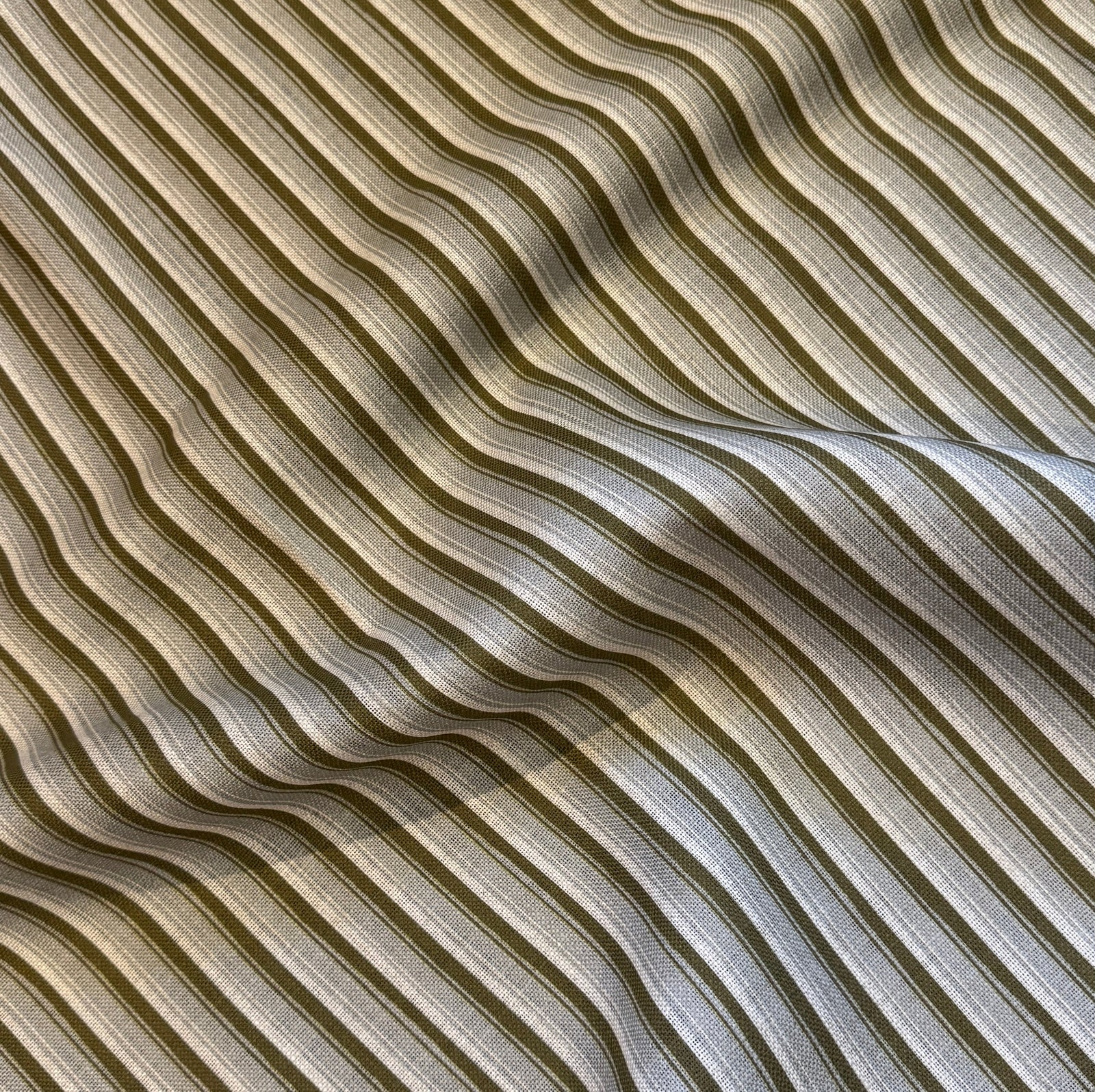 Modern Ticking Fabric - Celadon