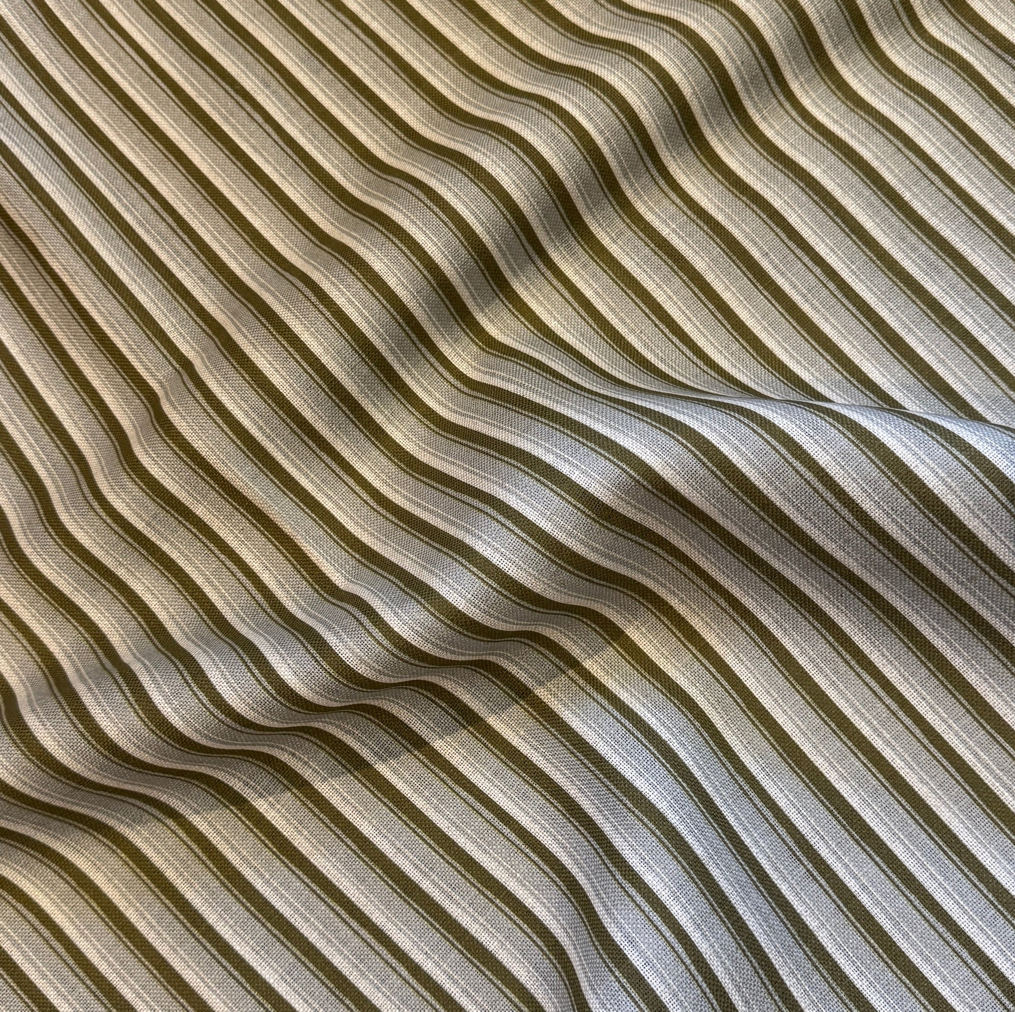 Modern Ticking Fabric - Celadon