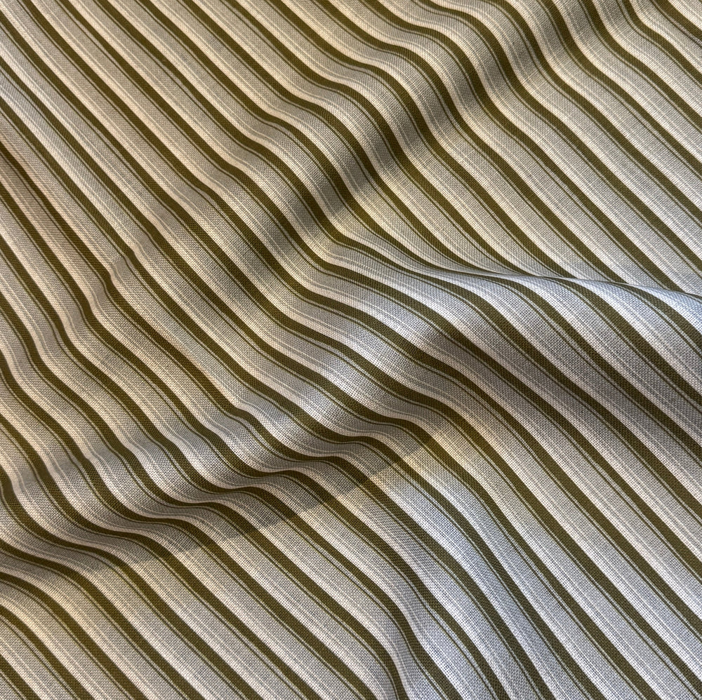 Modern Ticking Fabric - Celadon