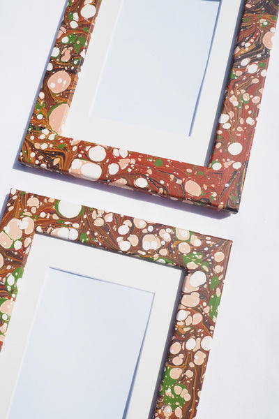 Hand Marbled Igneus A5 Frame