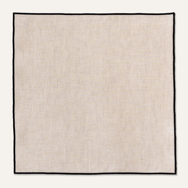 Beige Linen Napkins - Set of 2