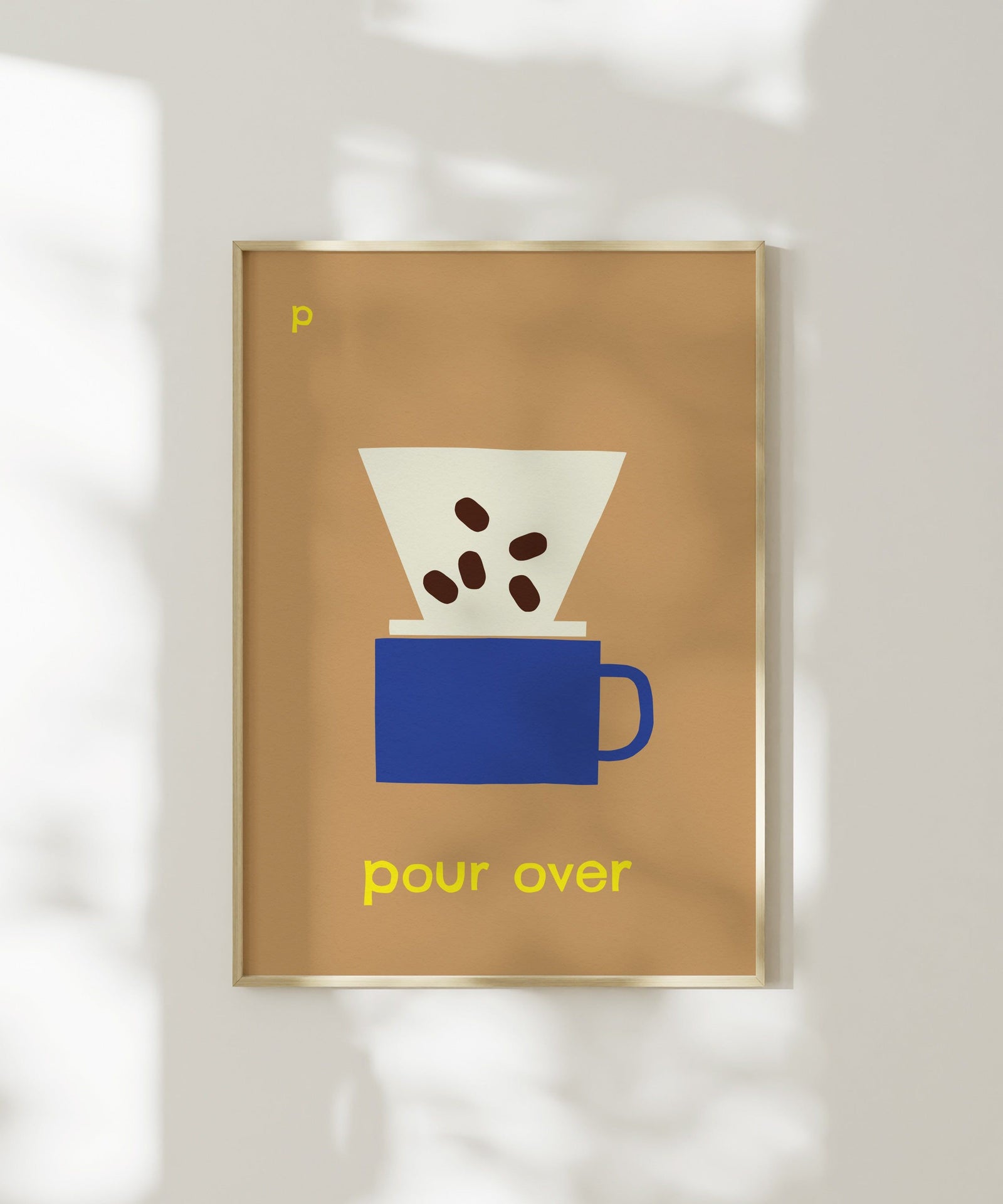 P for Pour Over Art Print