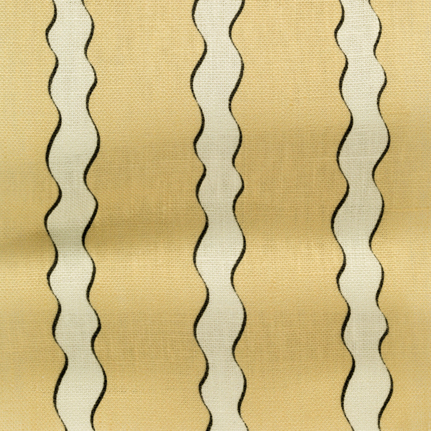 Scroll Stripe - Butter (Fabric)