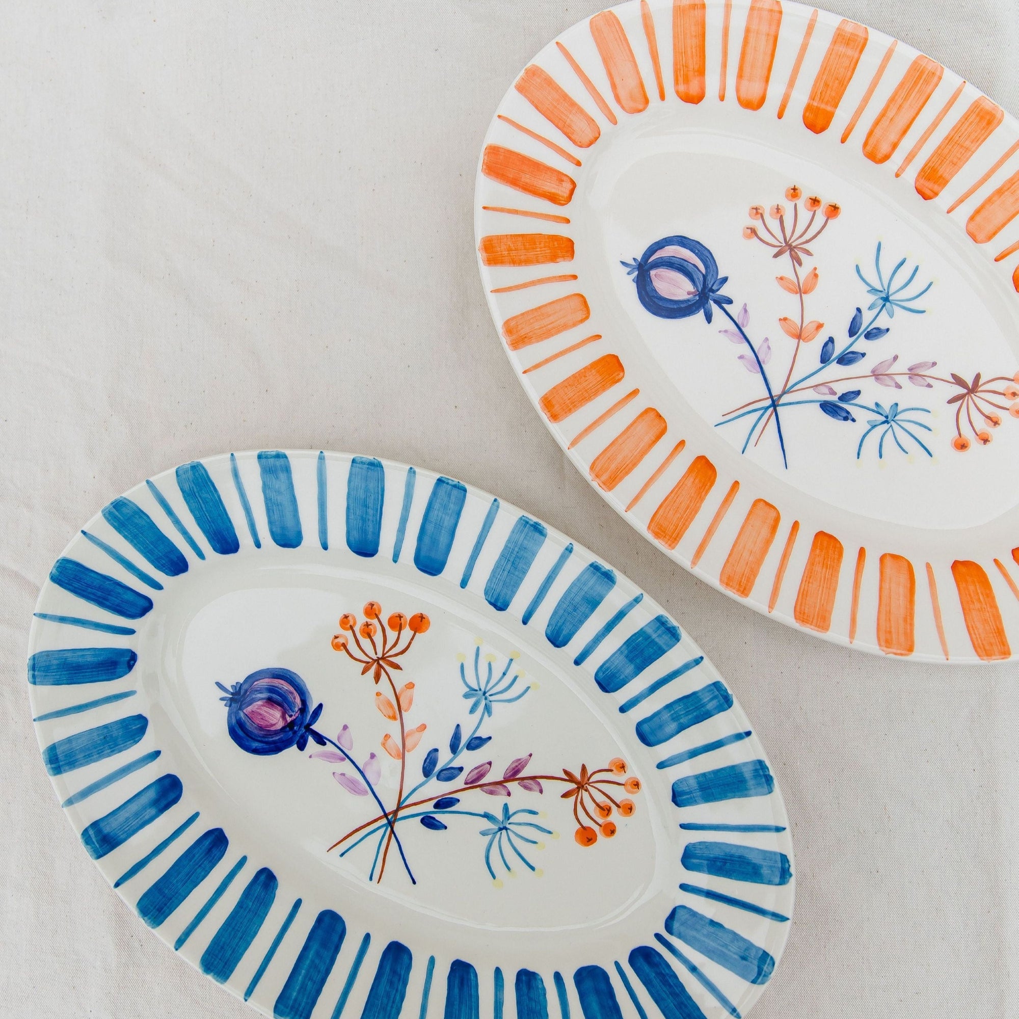Blue Serving Plate – The Portuguese Chitas