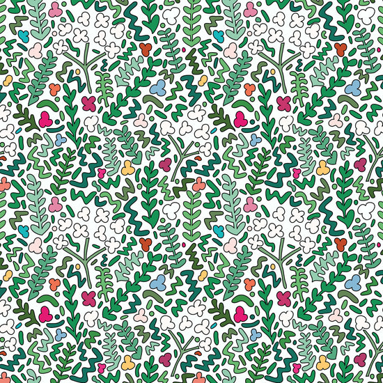 Fields of Joy Wallpaper - White