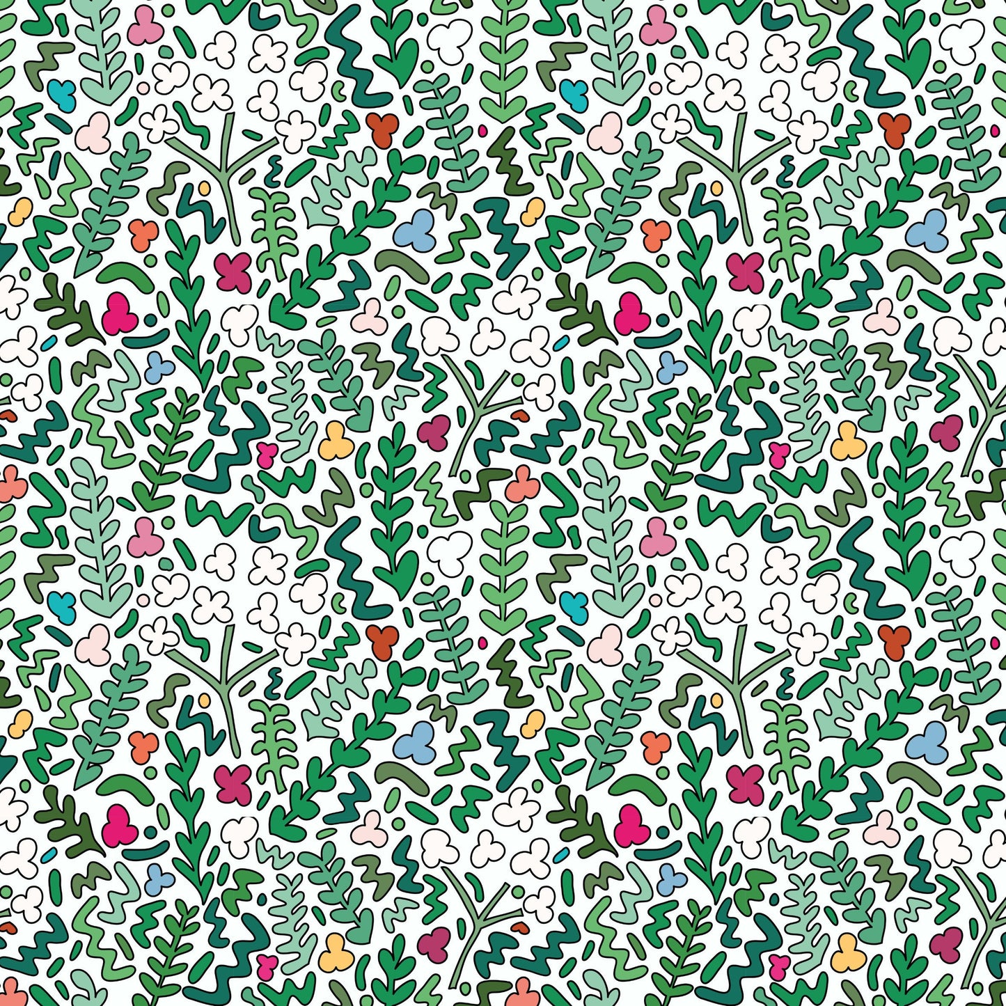 Fields of Joy Wallpaper - White