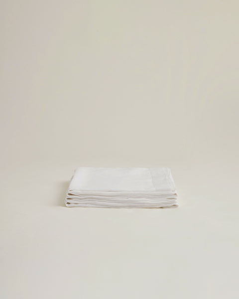 Hemp Flat Sheet Pure White