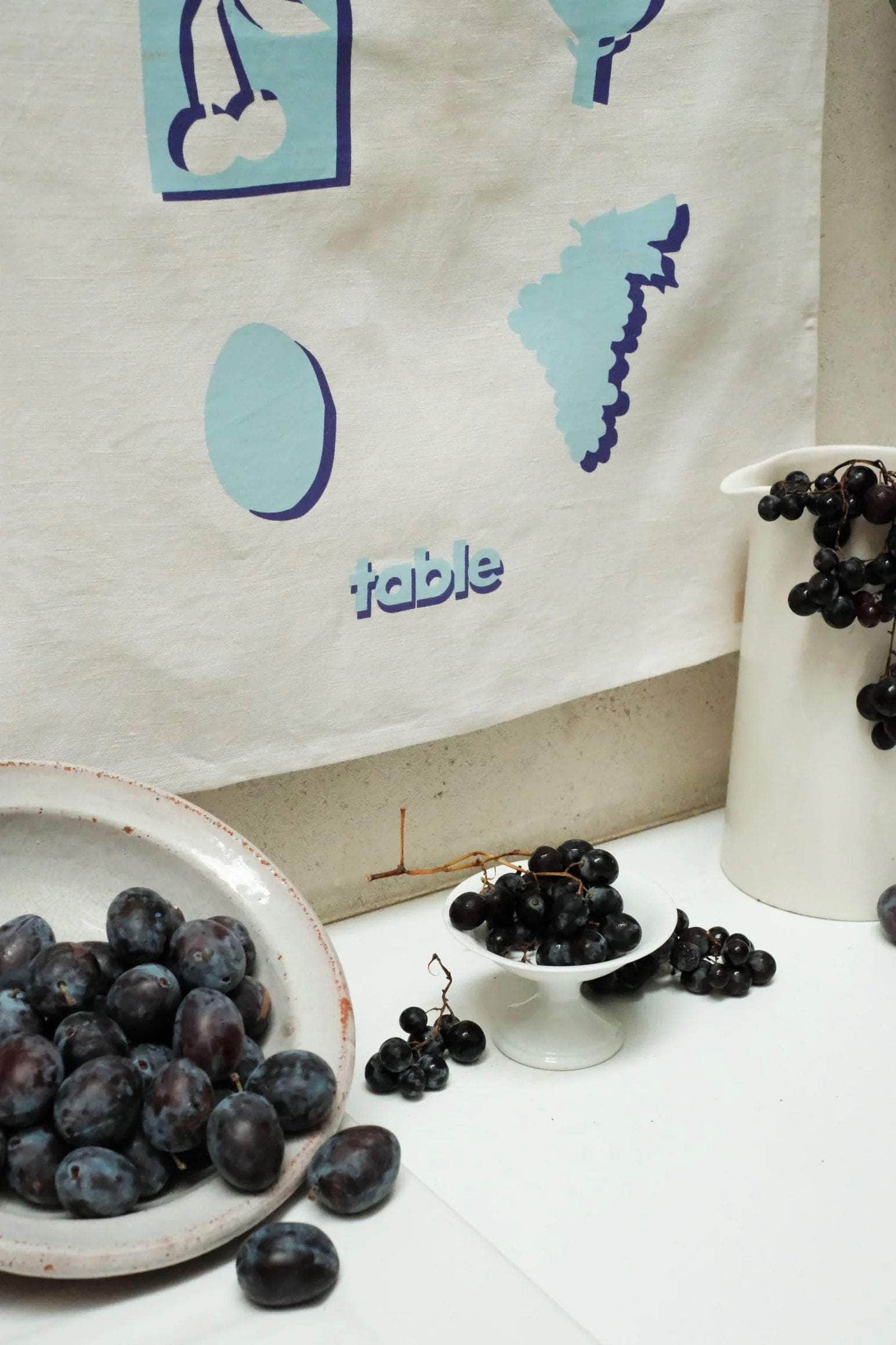 Blue Market Dishcloth