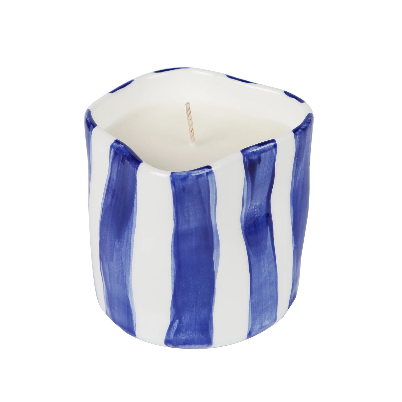Aegean Striped Candle