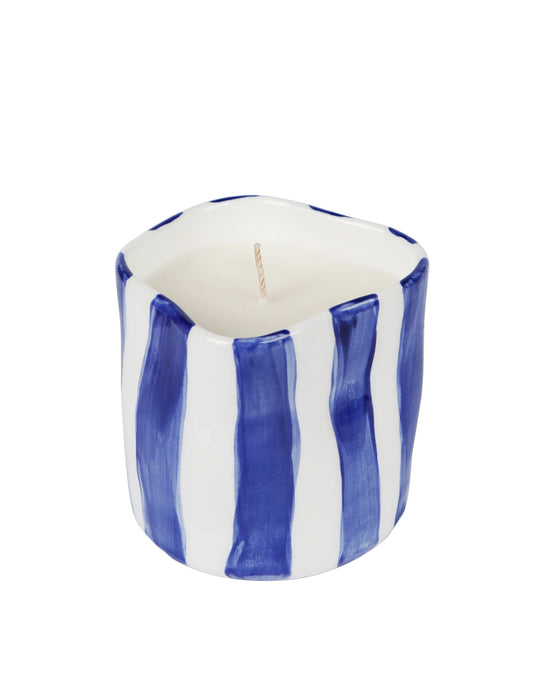Aegean Striped Candle