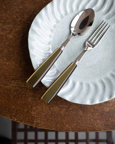 Icône 24 PC Cutlery Set, Olive
