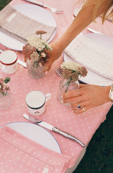 Minni Table Cloth - Faded Red