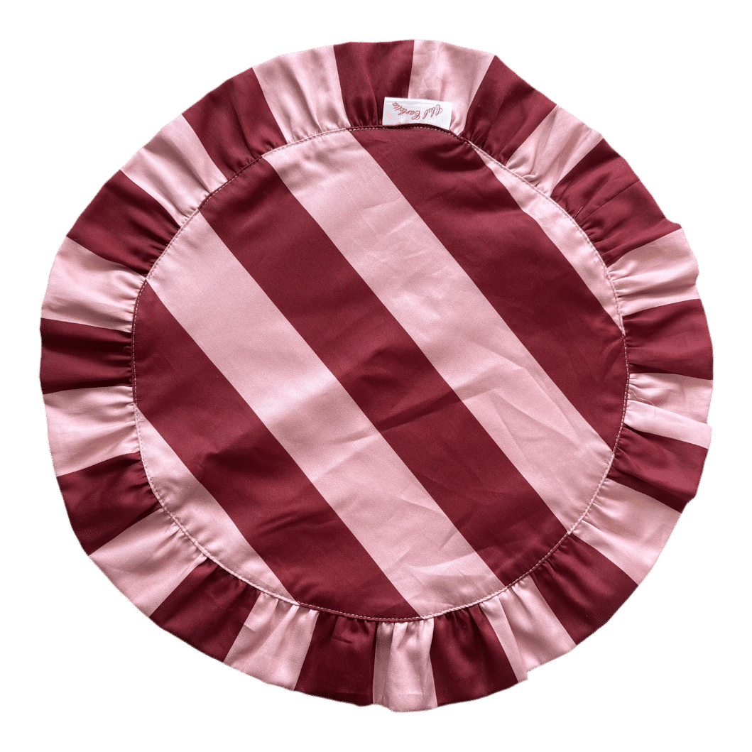 Set of 2 Darcy Placemats Red/Pink