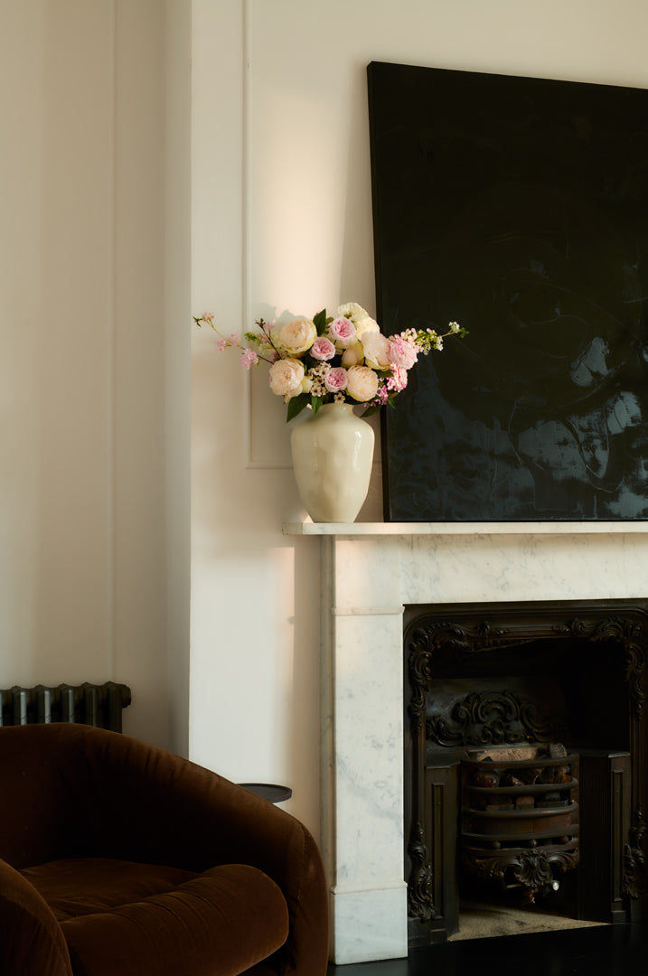 Daphne - Faux Flower Arrangement - Whites, Creams & Pinks