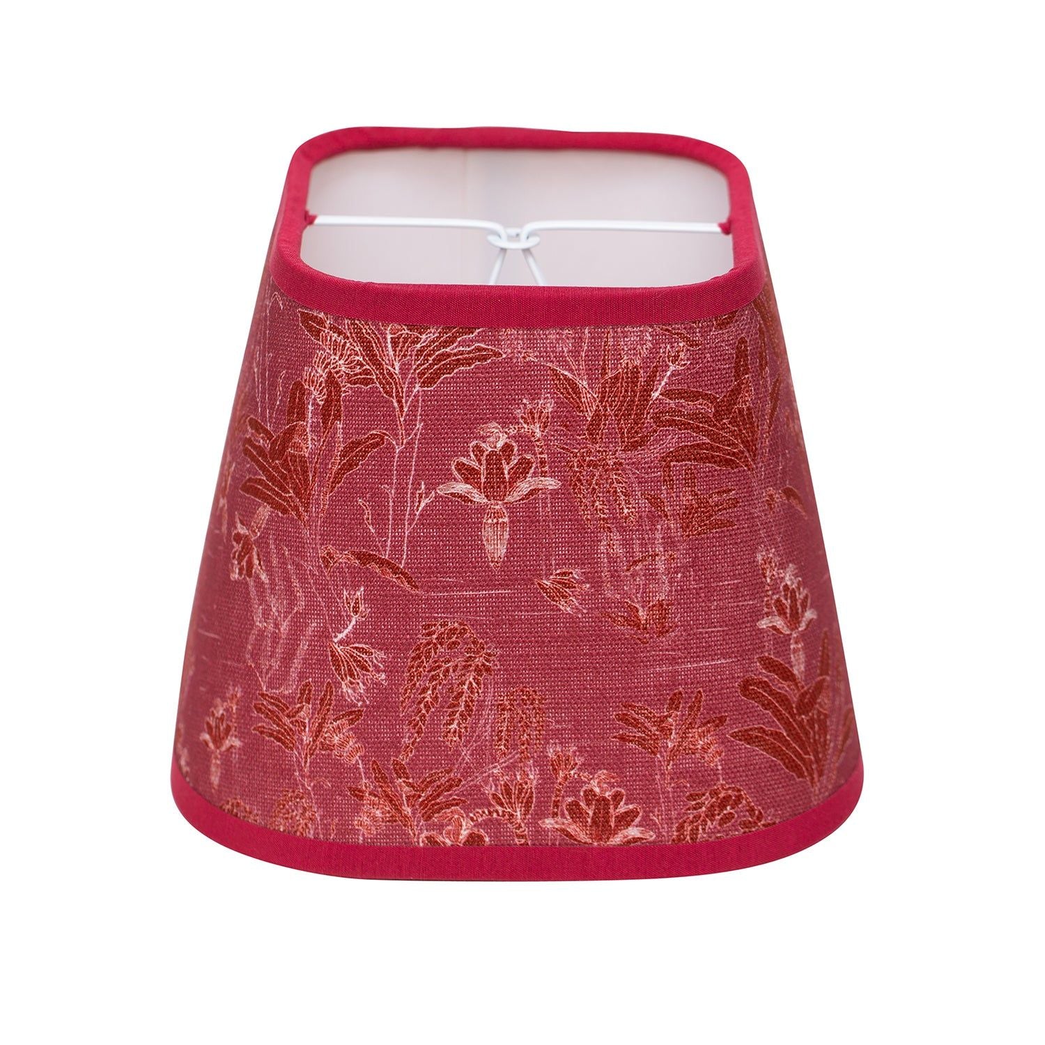 Tropicalia | Savannah Red 6" Oblong Candle Clip Lampshade