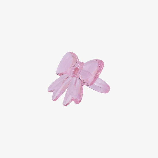 Bow Napkin Ring Pink Set of Four