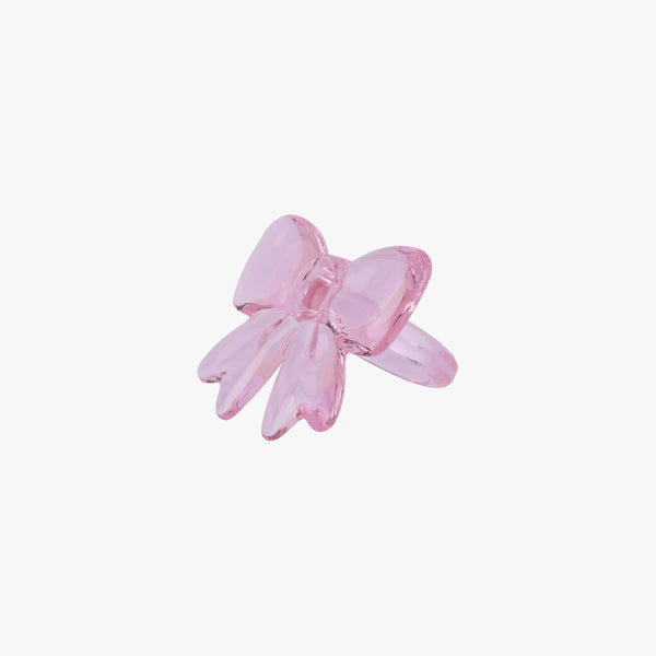 Bow Napkin Ring Pink Set of Four