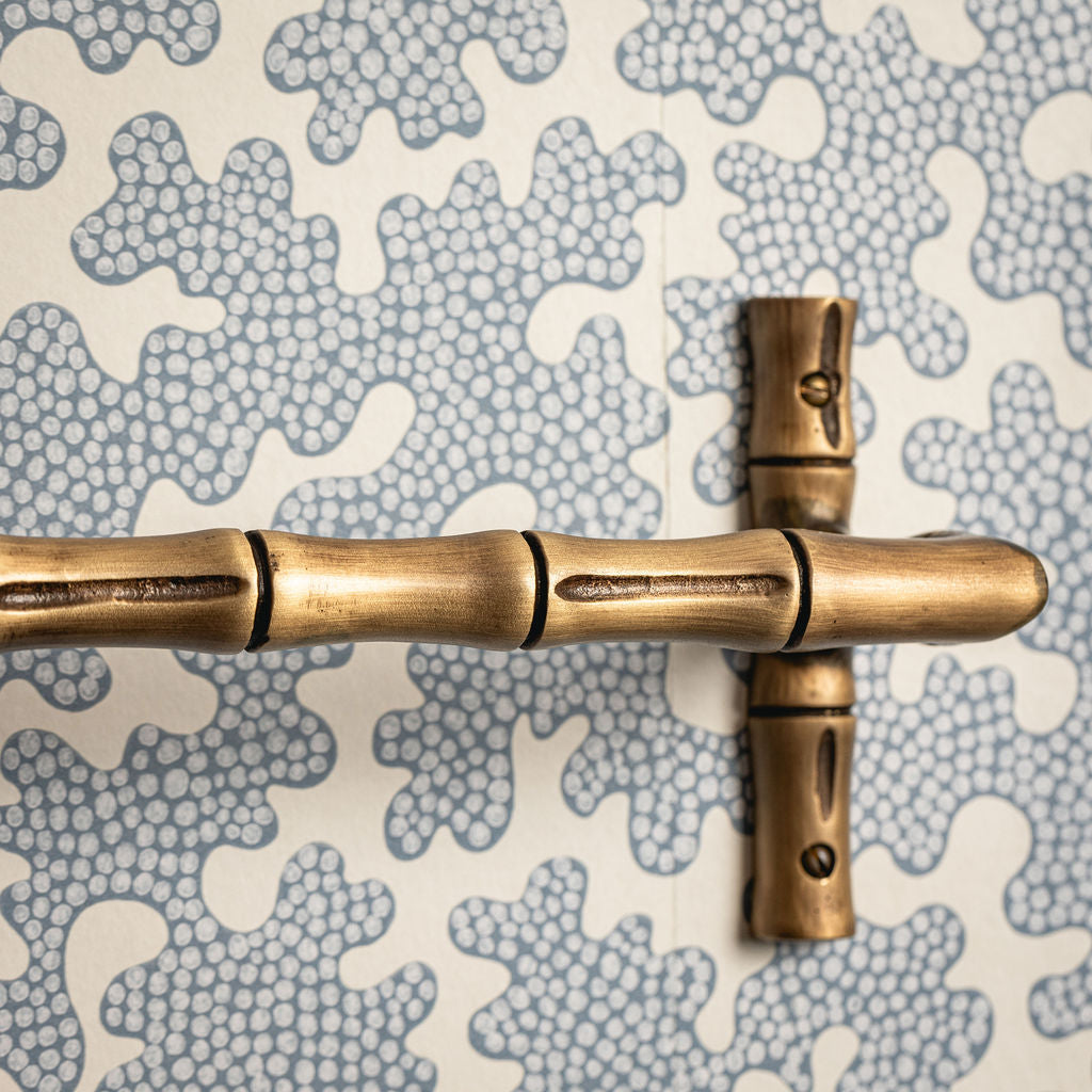 Linley Towel Rack, Aged Brass