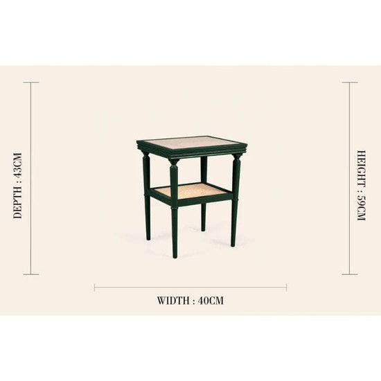 Ilaria Side Table, Forest