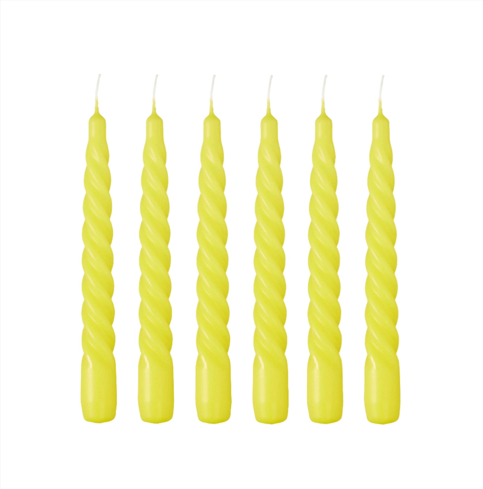 Twist Candle - Bumblebee Yellow