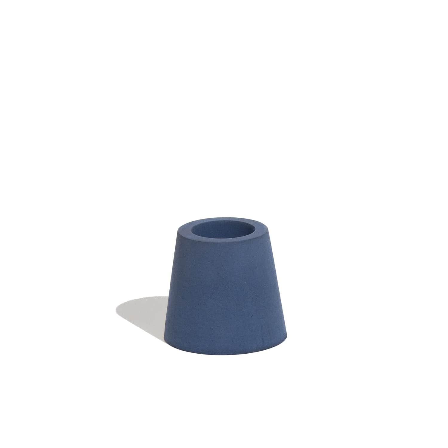 Stump Candle Holder - Blue