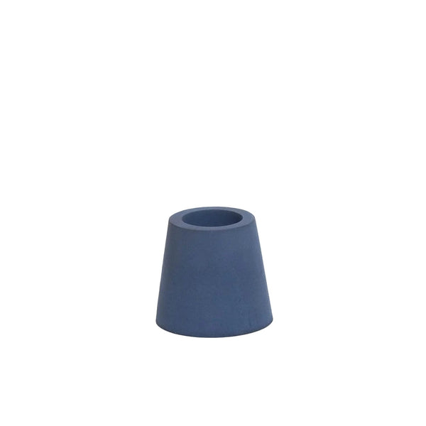 Stump Candle Holder - Blue