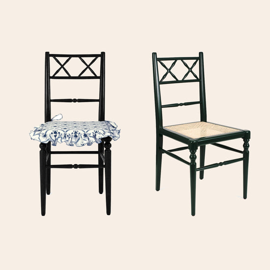 Pair of Chiara Dining Chairs, Charcoal