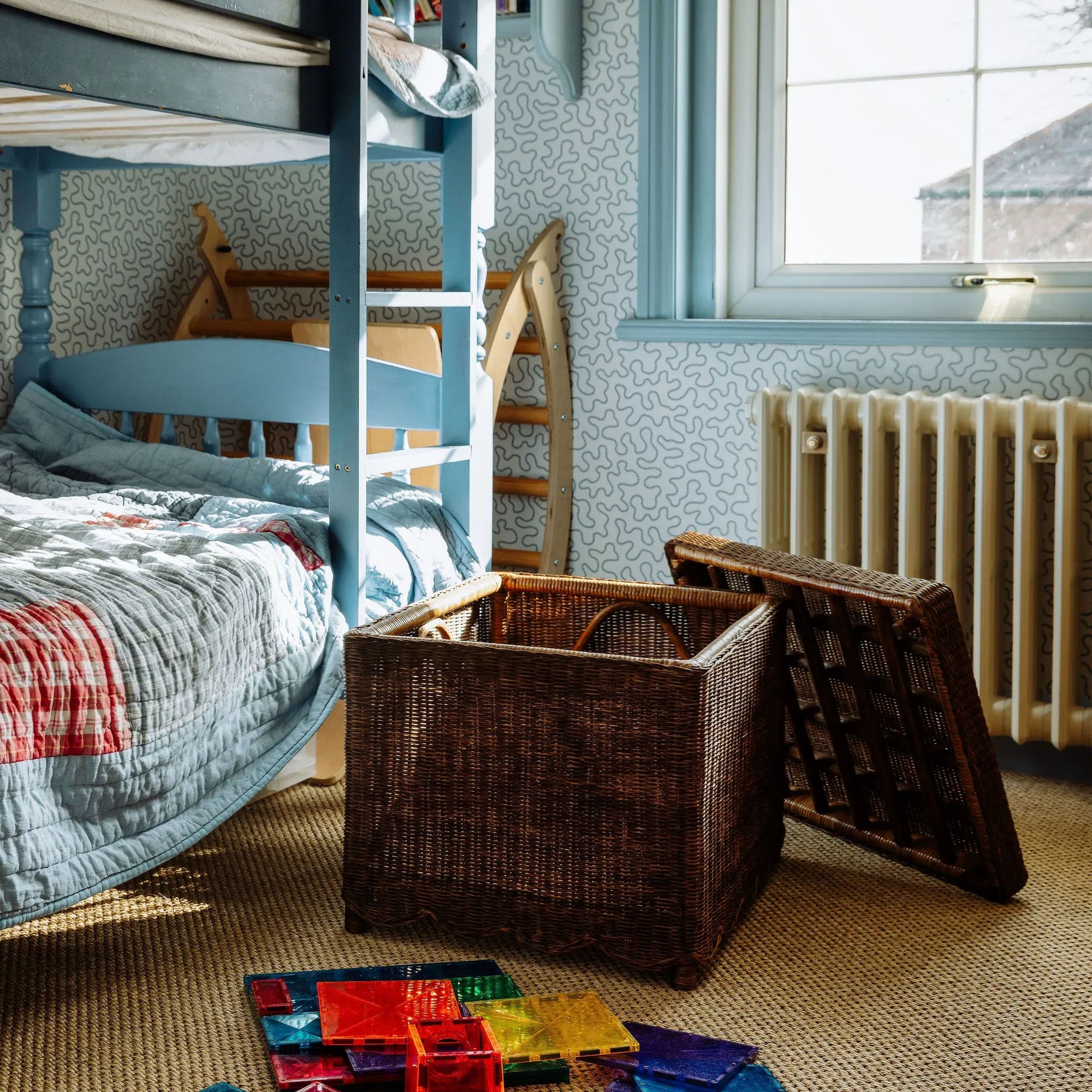 Mimi Scalloped Ottoman