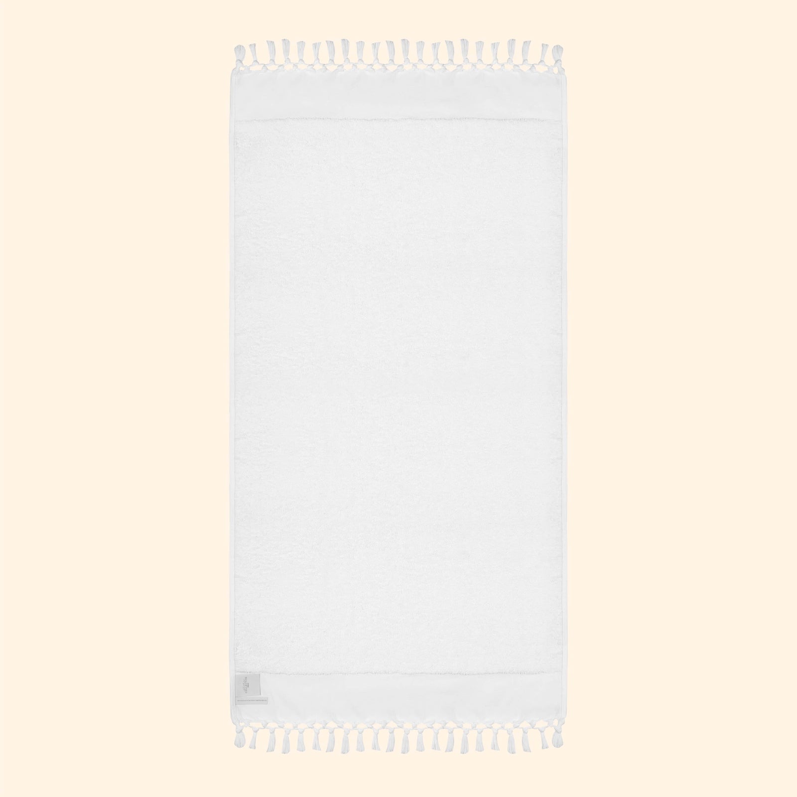 Plush & Bare Pure Cotton Bath Towel In White