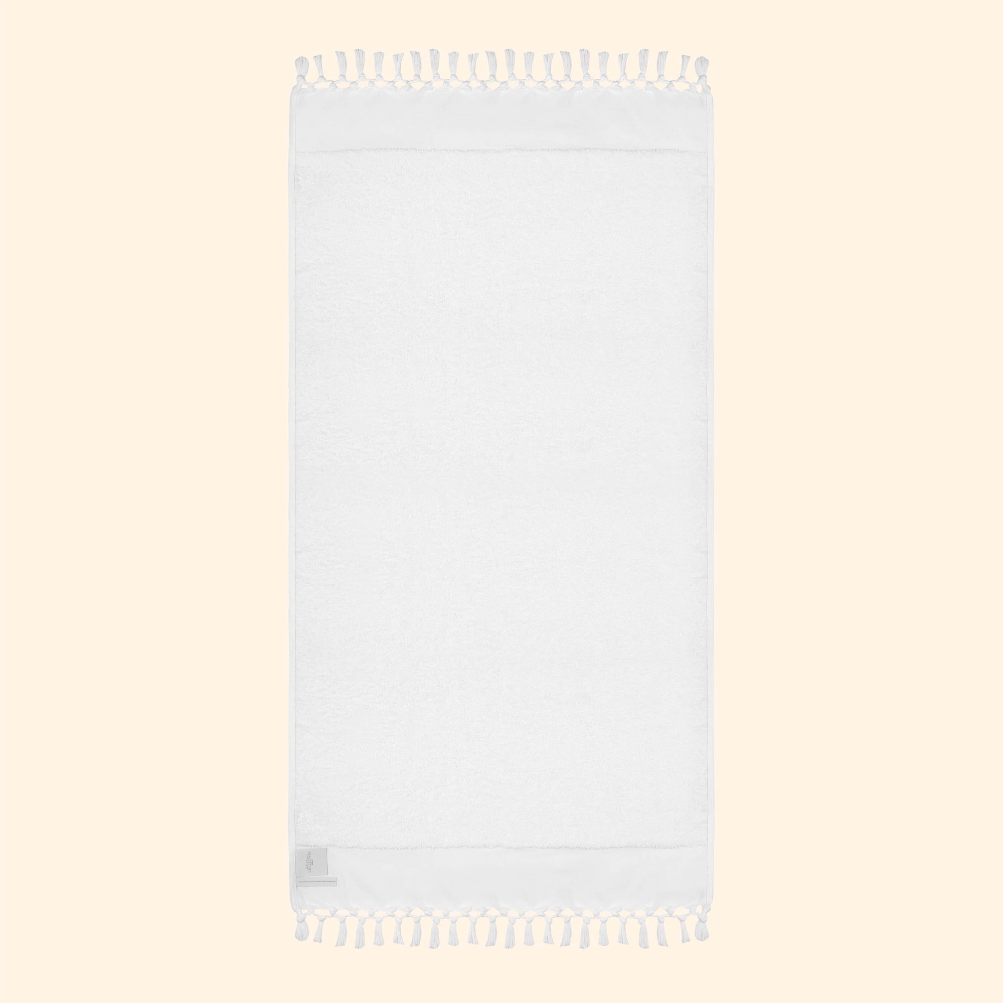 Plush & Bare Pure Cotton Bath Towel In White