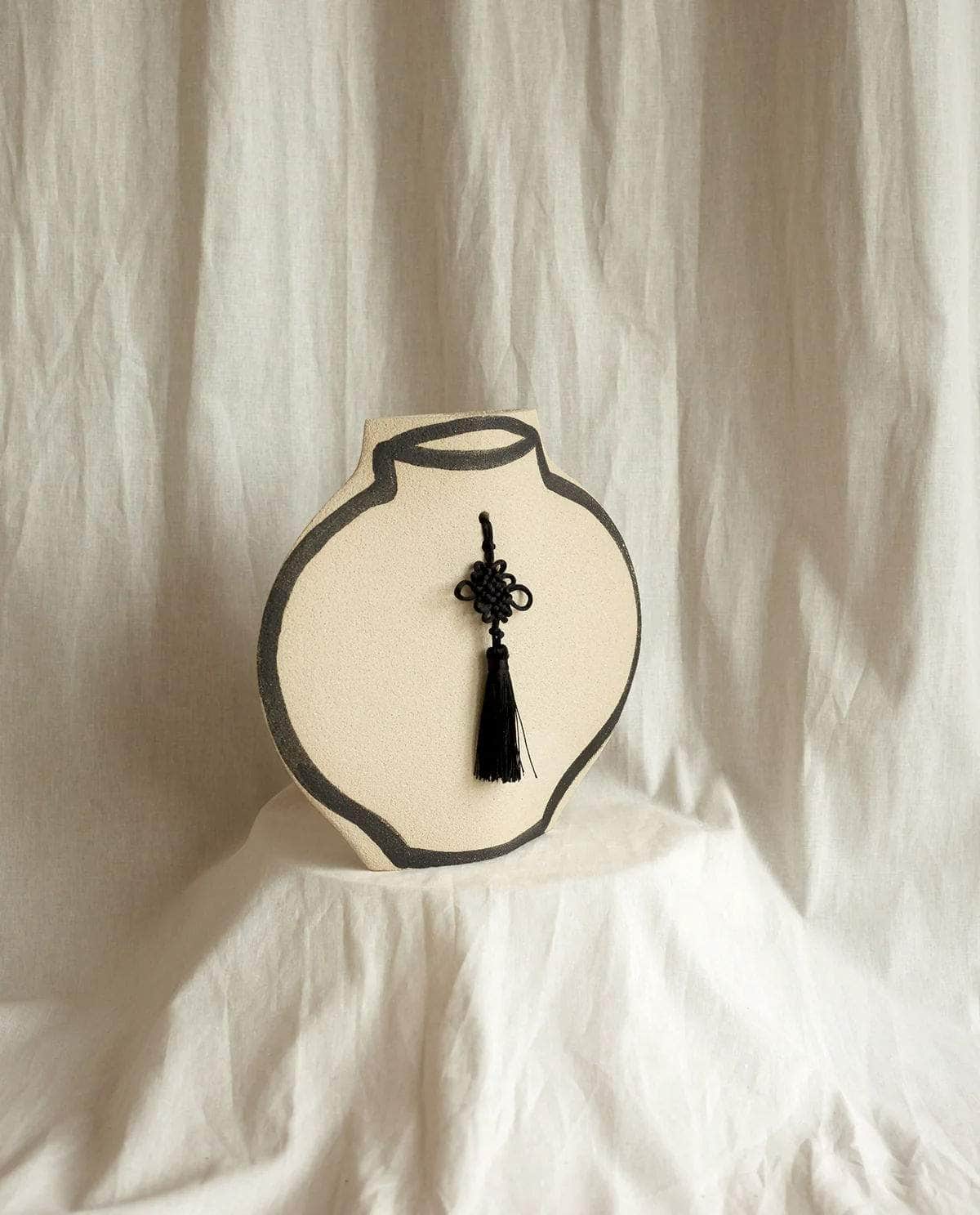 Ceramic Vase ‘Braided Lune'