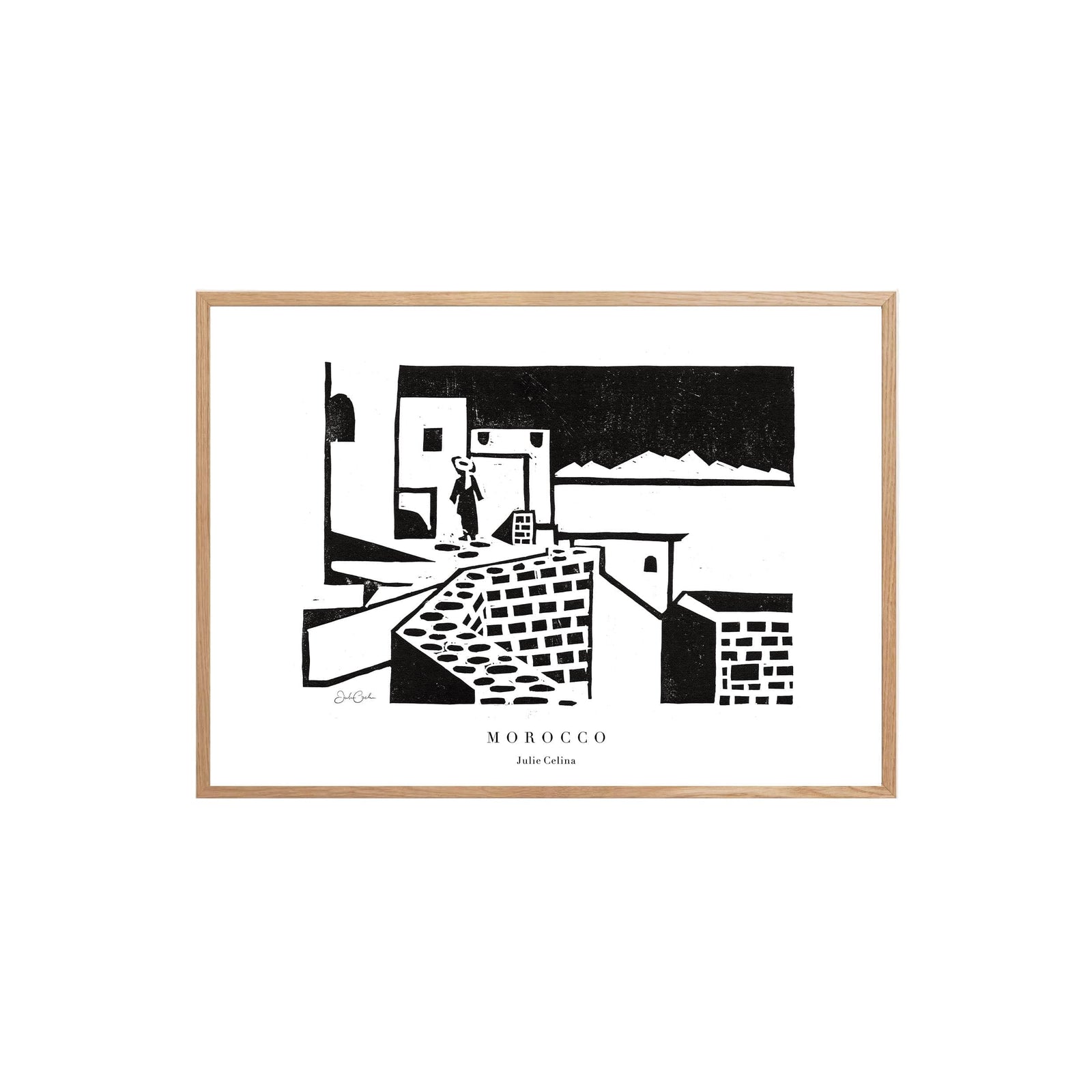 Morocco in Black and White - Travel-Inspired Fine Art Print