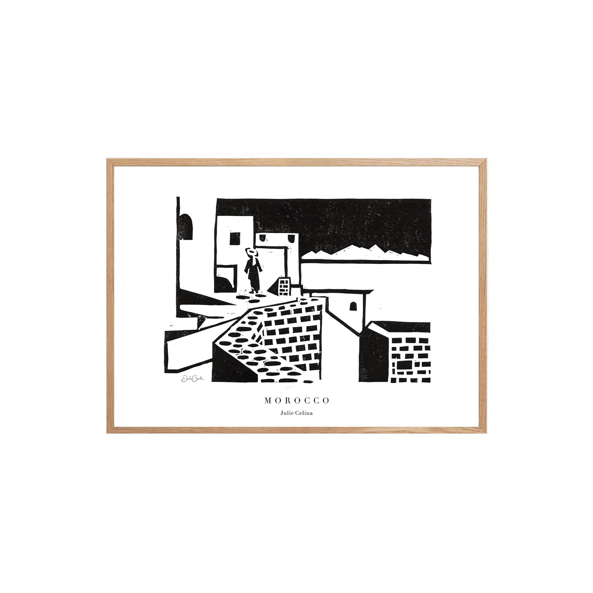 Morocco in Black and White - Travel-Inspired Fine Art Print