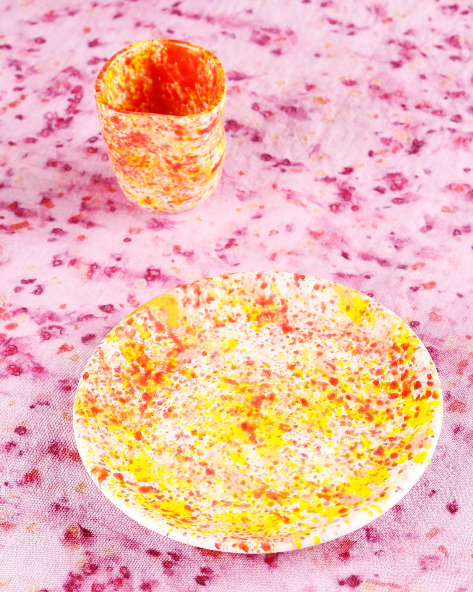 Chamomile Splatter Plate