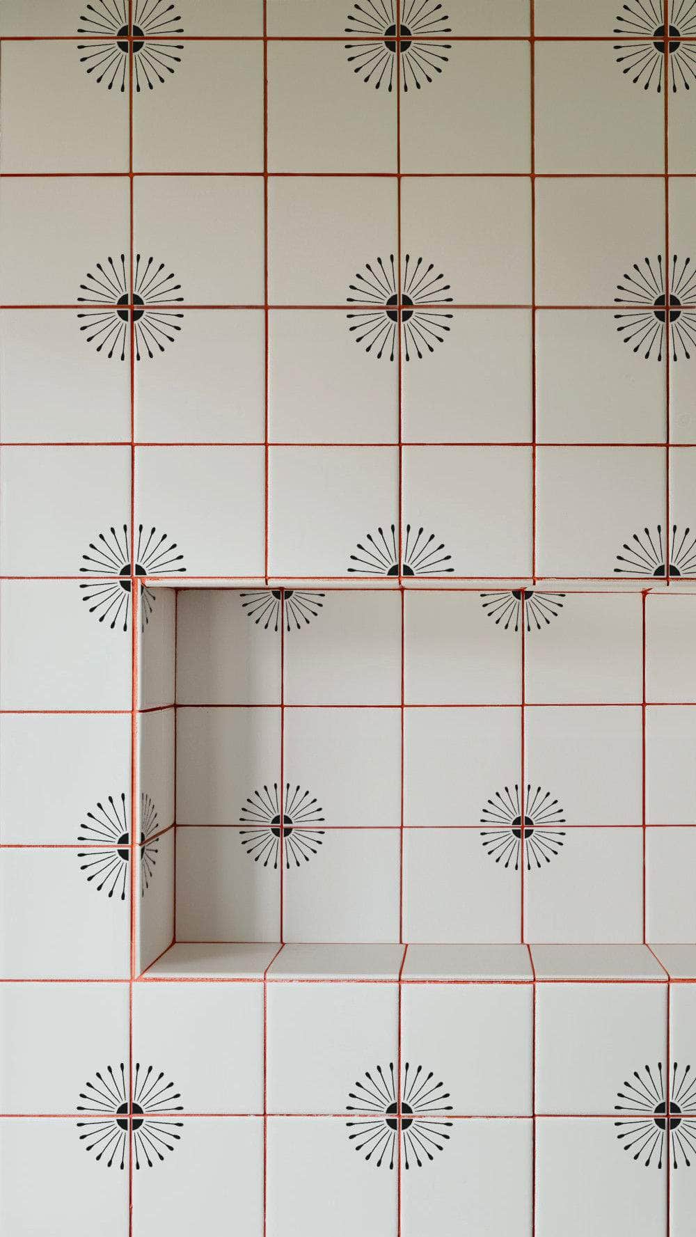 French Tile Ceramic Sticker Set