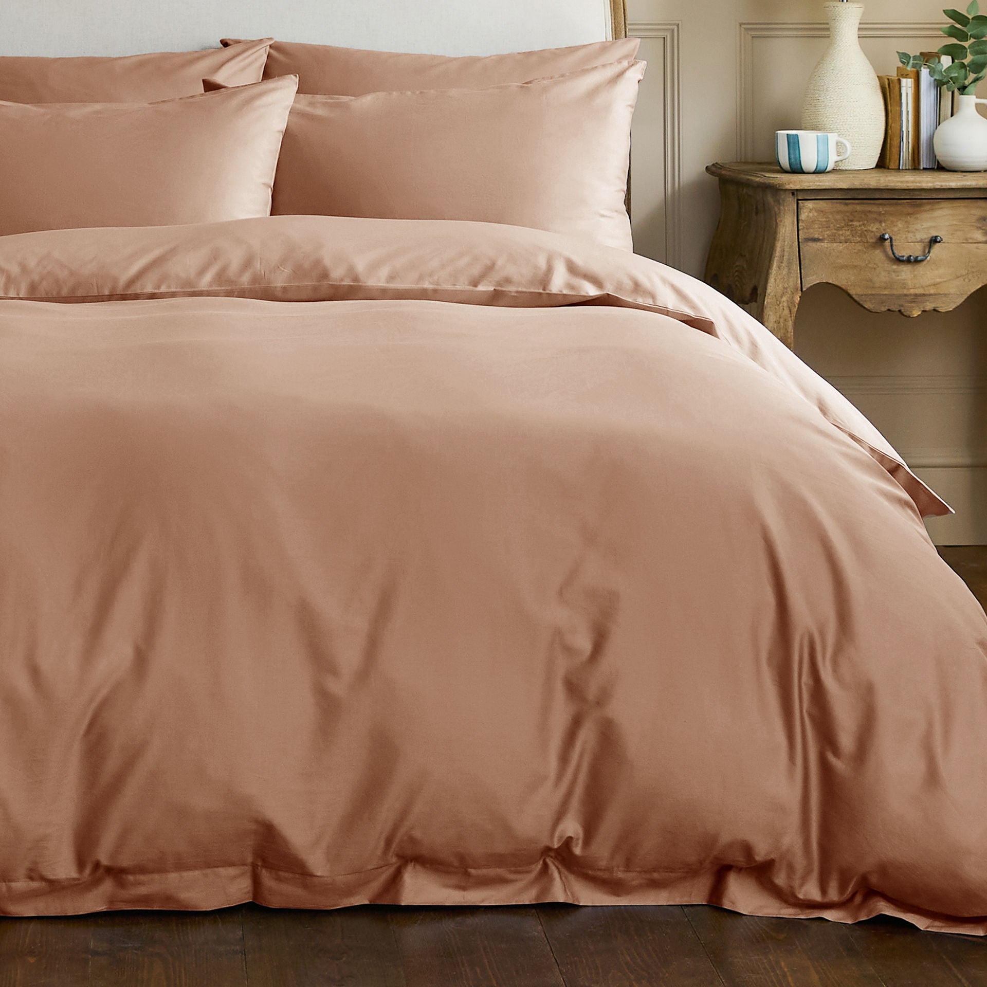Luxury Organic Cotton Clay Pink Original Duvet Cover