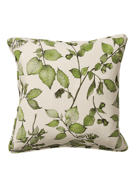 Square Cobnut Cushion with Piping