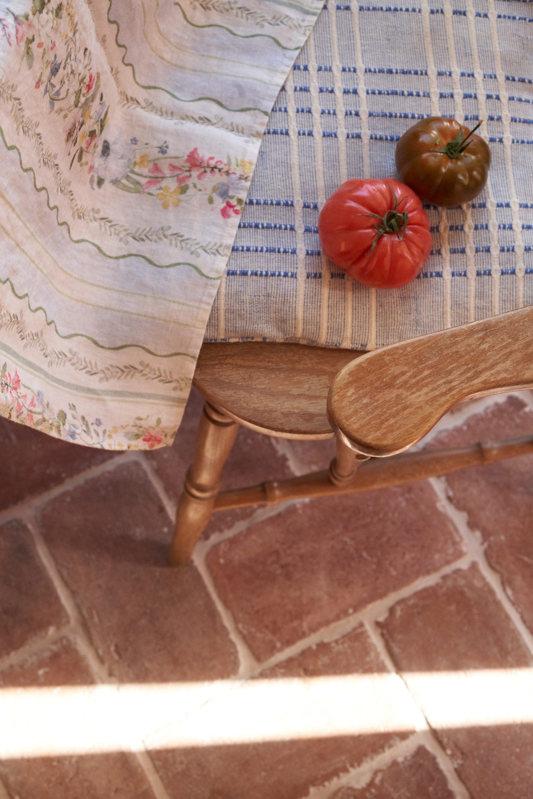Spring Carpet Stripe Linen Runner