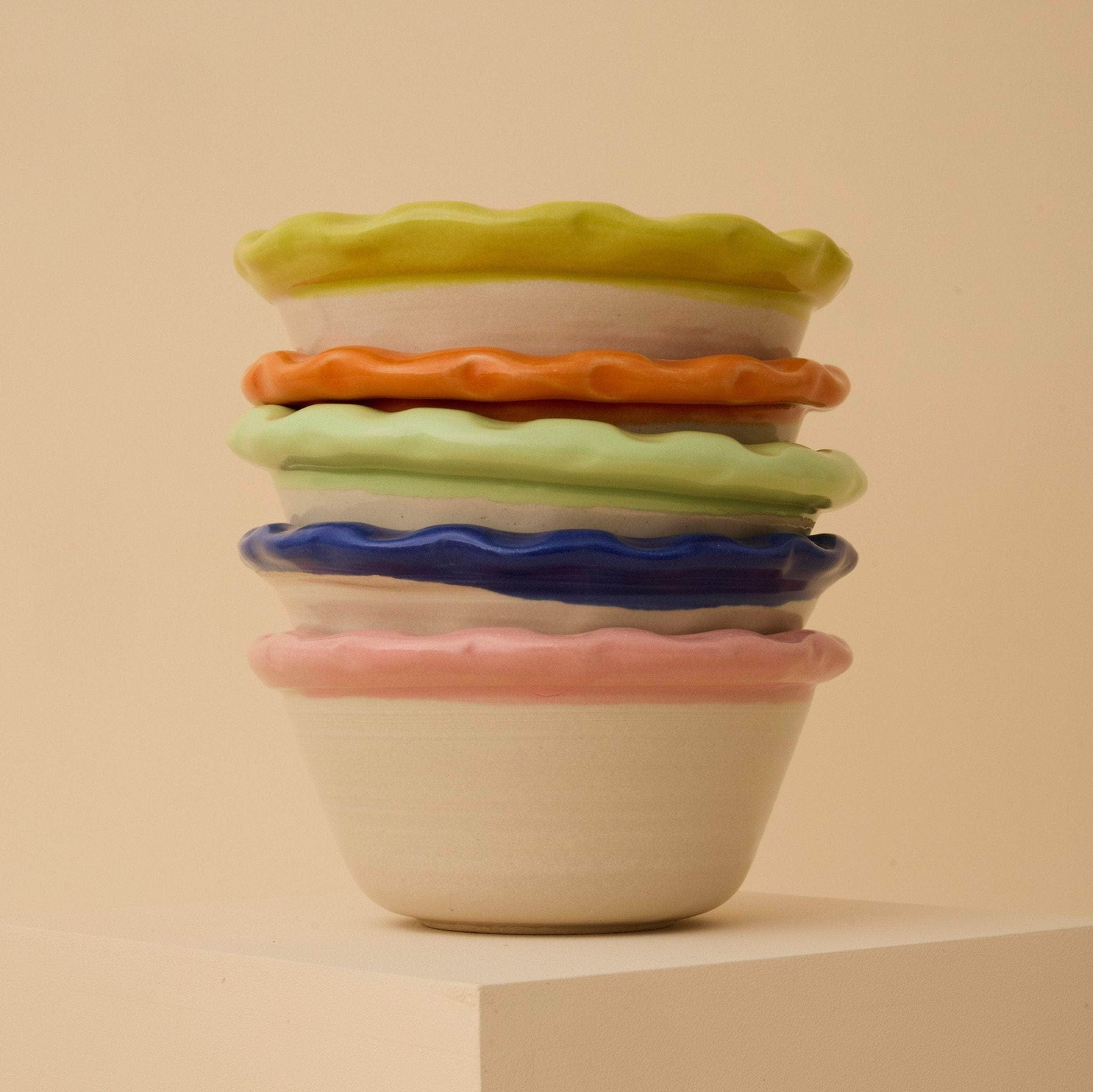 Dimple Bowls (Set of two) - Pink